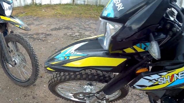 SHINERAY XY250GY-6C и SHINERAY XY250GY-6C LIGHT Наглядное сравнение смотреть онлайн