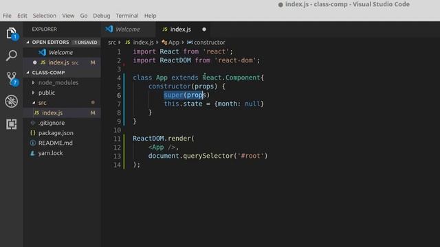 Class Components React Tutorial смотреть онлайн