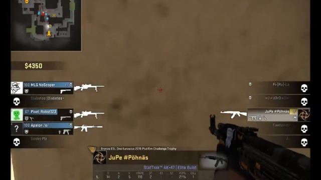 CSGO 3k HS clutch | Kalinka Mix смотреть онлайн