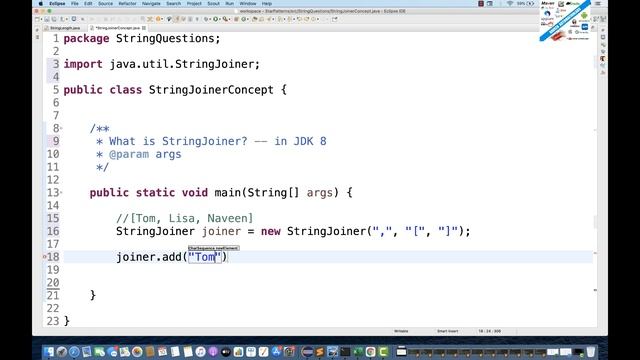 What is StringJoiner in JDK 1.8 || Combine Multiple Strings into One смотреть онлайн
