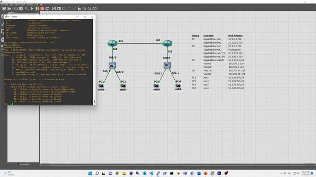 CCNP ENCOR Lab Manual - 1.1.2 Lab Implement Inter-VLAN Routing смотреть онлайн