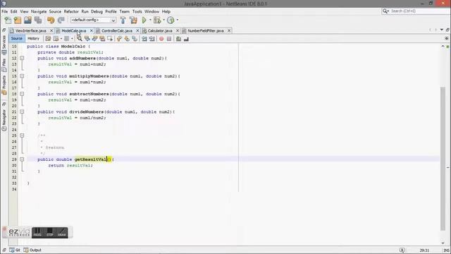 Demostrating MVC using a Calculator encoded in Java смотреть онлайн