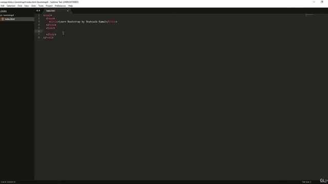 Full Stack Web Development Course  - Bootstrap  - 2 Making directory and files