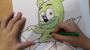 Кристмас Гумми бер! Christmas Gummy Bear Song! Раскраска Гумми бер!
