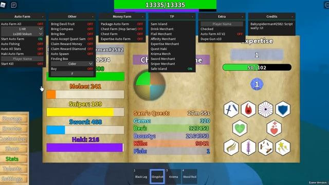 Roblox One Piece: Legendary Hack Paid Script Showcase смотреть онлайн