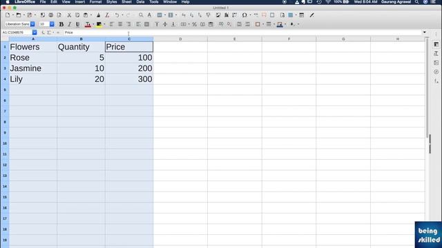How to change column width and row height in LibreOffice Calc? смотреть онлайн
