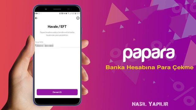Papara Hesabından Banka Hesabına Para Gönderme - SADECE 5 DAKİKADA