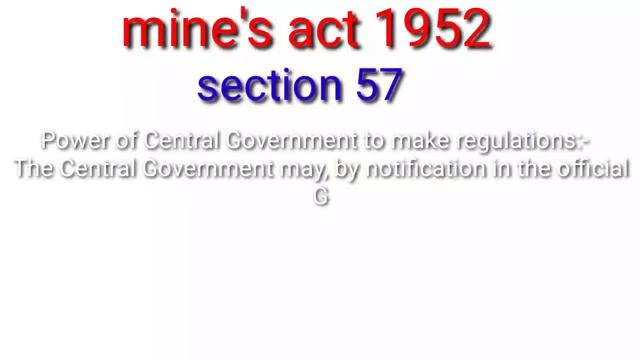 MINE'S ACT 1952 REGULATION, RULES AND BY LAWS STARTING POINT MINE MINER смотреть онлайн