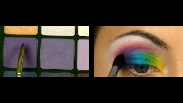 Яркий Летний Макияж Радуга / Bright Summer Makeup Look смотреть онлайн
