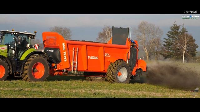 Какие шины установить на разбрасыватель удобрений? Шины MAXAM 710/70R38 - это лучшее решение. смотреть онлайн