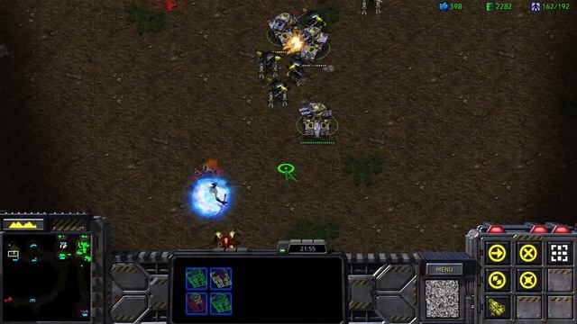 Terran vs 7 Computer || Starcraft Broodwar gameplay смотреть онлайн