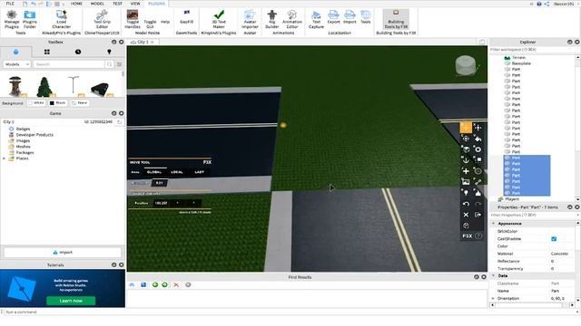 HOW TO MAKE A CITY IN ROBLOX STUDIO Part 1 - Getting Started, F3X Or Studio Tools, Making Roads смотреть онлайн