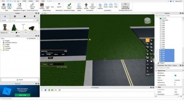 HOW TO MAKE A CITY IN ROBLOX STUDIO Part 1 - Getting Started, F3X Or Studio Tools, Making Roads
