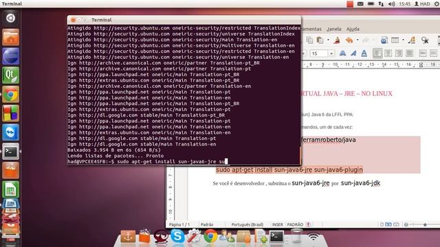 Série Ubuntu: Instalar Oracle JAVA JDK JRE no Ubuntu 11.10 смотреть онлайн