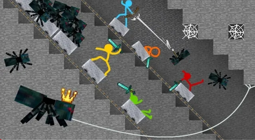 [ПЕРЕЗАЛИВ] Cave Spider Roller Coaster - Animation vs. Minecraft Shorts Ep. 14. смотреть онлайн