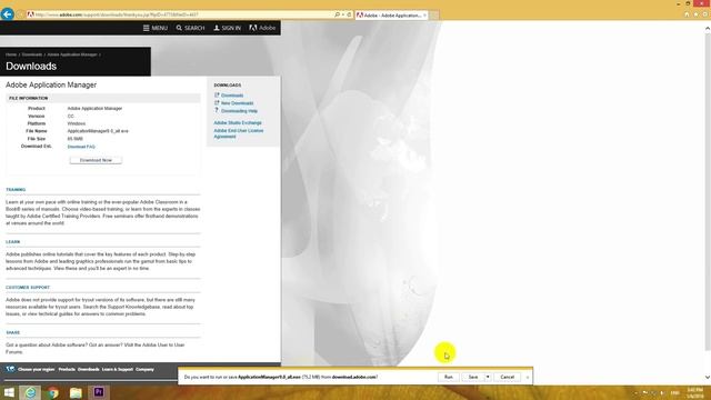 How to fix Adobe Application Manager error смотреть онлайн