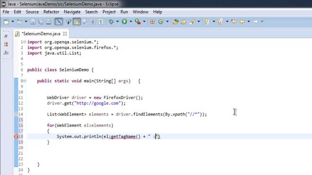Find all elements of Web Page Selenium Java смотреть онлайн