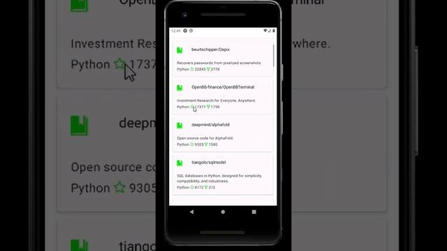GitHub Task v1.1.0 (A project using React Native) смотреть онлайн