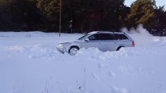 Audi A6 4.2 Quattro snow drift смотреть онлайн