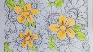 Рисуем и стегаем - можно по ткани,  а можно по "пицце"...