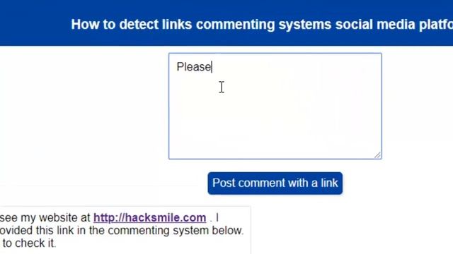 How to detect links in commenting systems like facebook using PHP смотреть онлайн