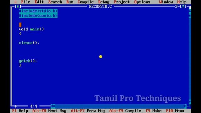 47. Recursion in C in Tamil смотреть онлайн