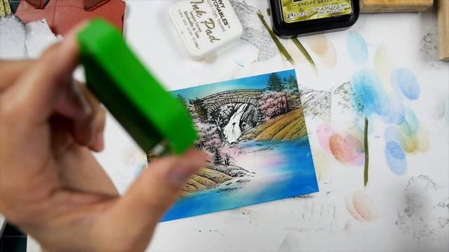 Stampscapes 101: Video 507 1/4 page Blossoms & Bridge смотреть онлайн