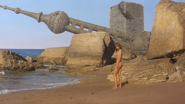 Guennadi Ulibin  Echo Of Civilization  Paintings  Oil On Canvas  89x195