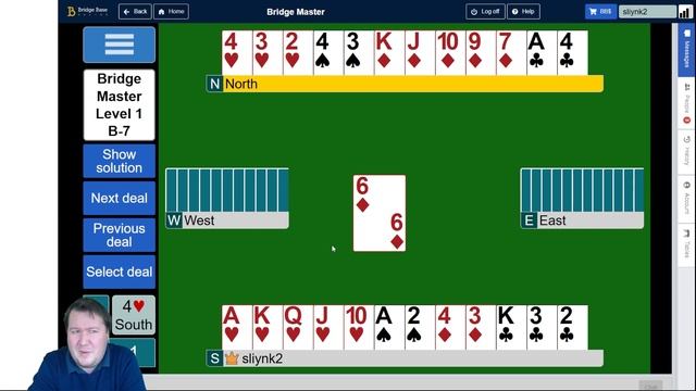 Bridge Brain Buster #34 - Daily Bridge Puzzle (Level 1-B7) смотреть онлайн