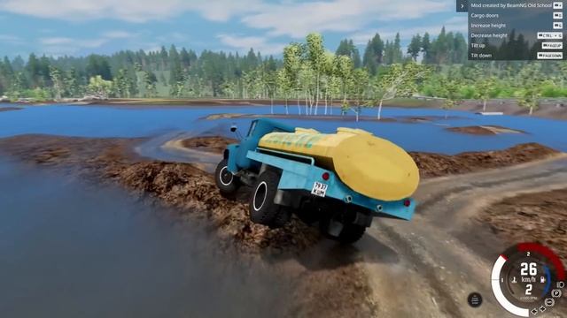 Советский ГРУЗОВИК ПОПАЛ В ДТП! ЗИЛ 130! - BeamNg Drive смотреть онлайн
