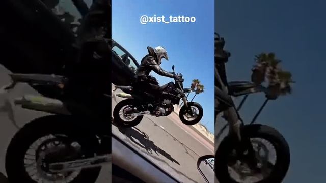 Drz 400 supermoto (wheelie) смотреть онлайн