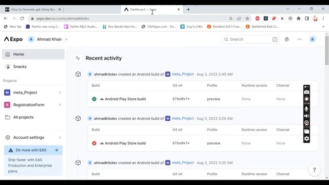 How To Generate apk Using React Native Expo || Build React Native Android apk files using Expo смотреть онлайн
