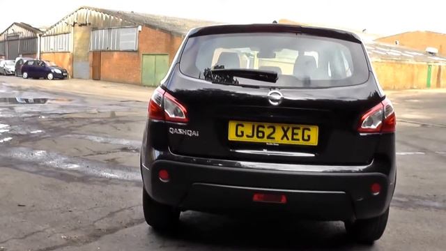 2012 Nissan Qashqai Acenta 1.6l GJ62XEG Black at Beadles Nissan Maidstone смотреть онлайн