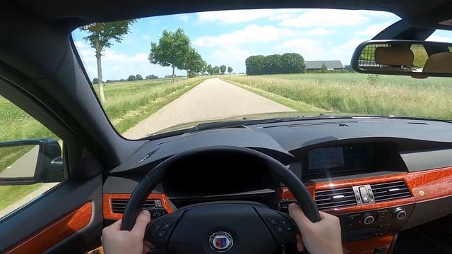BMW Alpina B5s Touring E61 Switch-Tronic Test Drive POV смотреть онлайн