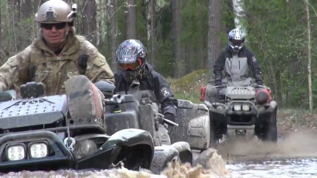 Покатушки на квадроцикла. Yamaha Grizzly 700 смотреть онлайн