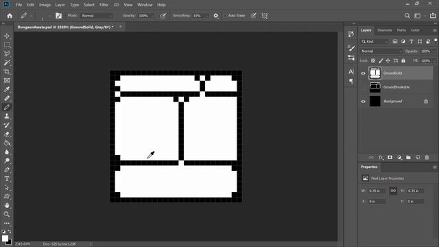 Make a game from SCRATCH using Unity and Photoshop (03/??) - Drawing a solid floor смотреть онлайн