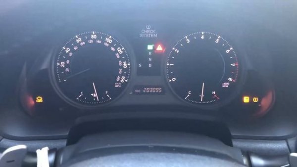 2007 Lexus IS250 Oil Light Reset