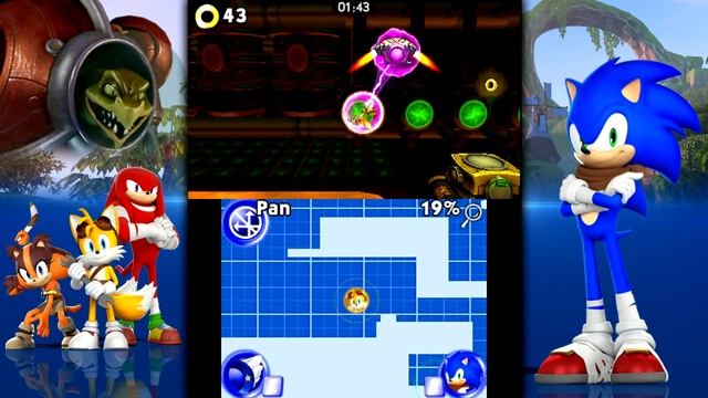 Sonic Boom: Shattered Crystal #04 [3DS] 100% Playthrough - Ancient Ruins & vs. Metal Sonic смотреть онлайн
