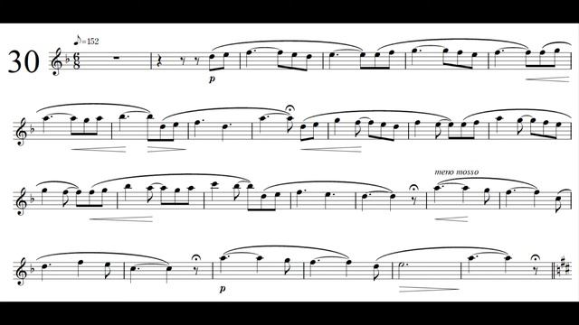 Tosti 50 No.30 - Solo Baritone Saxophone смотреть онлайн