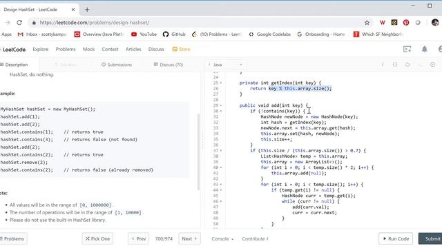 Design HashSet смотреть онлайн