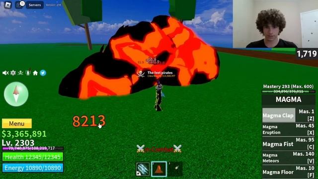 Blox Fruits Magma Fruit Showcase Awakened And Unawaken Rework (ROBLOX) смотреть онлайн