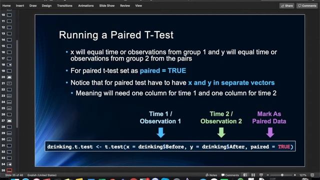 T-Test with Pairs & Non-Normal Data смотреть онлайн