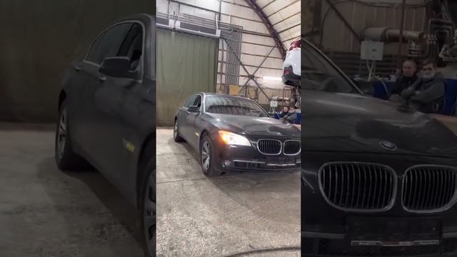 Танцующая BMW 750Li семерка. Самодиагностика подвески #bmw #bmw750li