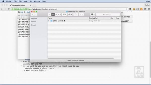 Learning LibPD for Android: 02. Downloading libPD for Android