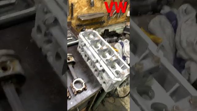 Volkswagen Bora 1.6 Aeh двигатель подготовка к сборке