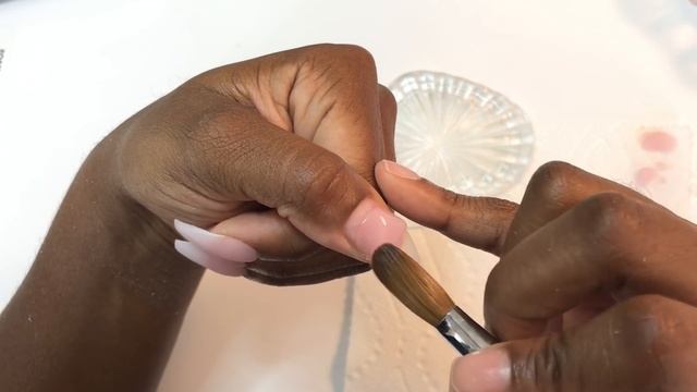 Acrylic Nails| Full Set Stiletto Nail Tutorial смотреть онлайн