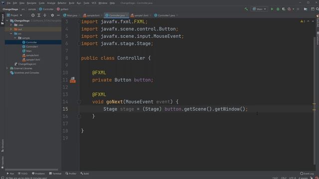 JavaFX and Scene Builder Course - IntelliJ #22: How to change stages from inside the controller смотреть онлайн