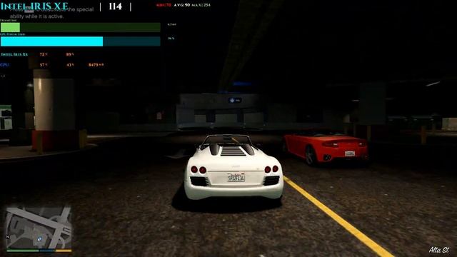 Intel IRIS XE Graphics in GTA 5 | 2021 смотреть онлайн