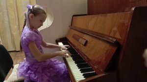 И.С.Бах Прелюдия ре минор из цикла 12 Маленьких прелюдий - Ева Жураковская 9лет