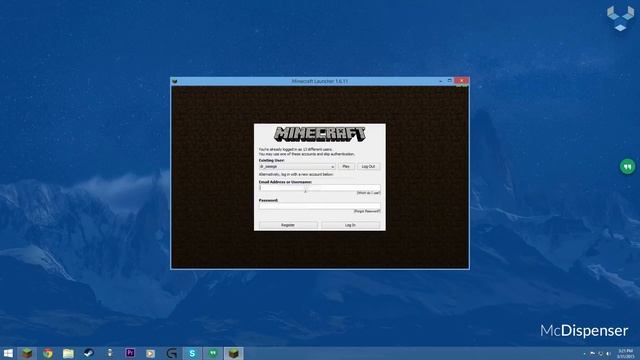 McDispenser v1 - Minecraft account generator смотреть онлайн